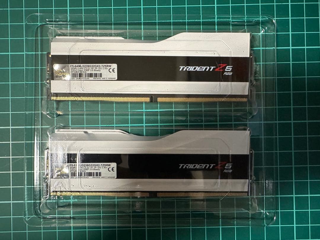 G.Skill DDR5 6400 Cl32 32GBx2 メモリ
