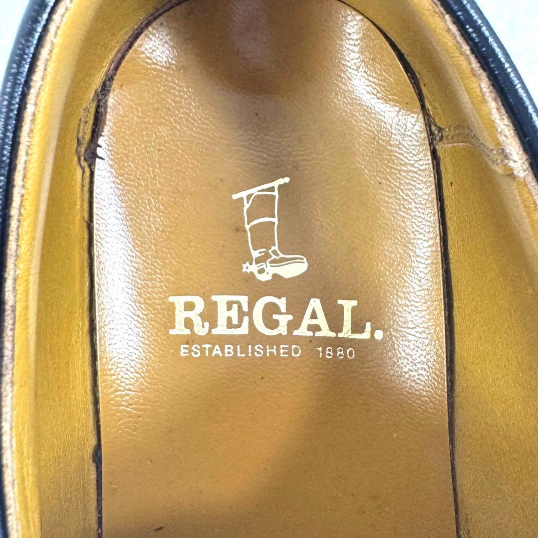 【REGAL】 リーガル （25cm） プレーントゥ 2504 ブラック 美品