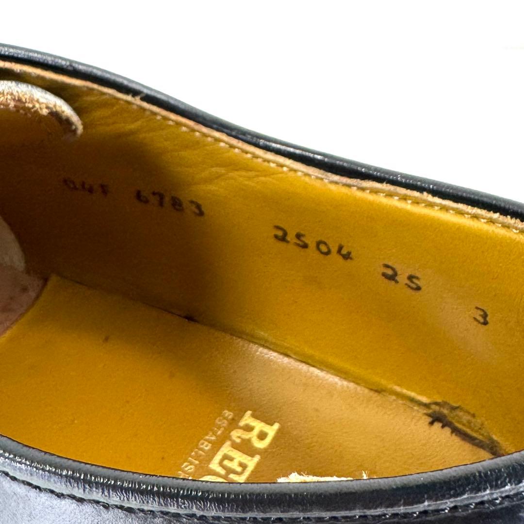 【REGAL】 リーガル （25cm） プレーントゥ 2504 ブラック 美品