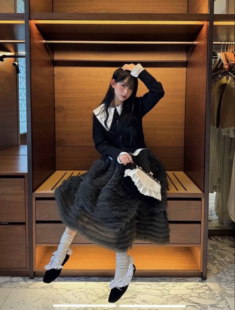 タグ付き新品 bibiy PATTY PILGRIM TOP ニット ブラック