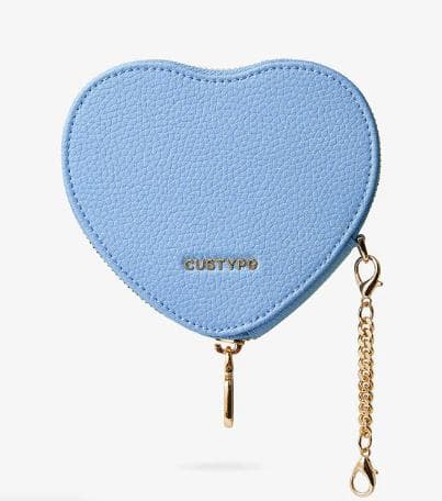 【iPhone 13 Pro 用】CUSTYPE ハートデザインキット ブルー
