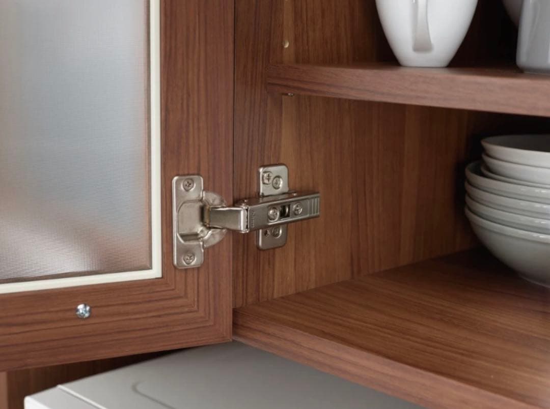 【美品】【完売品】【完成品】パモウナYC-S750R ホワイト　食器棚