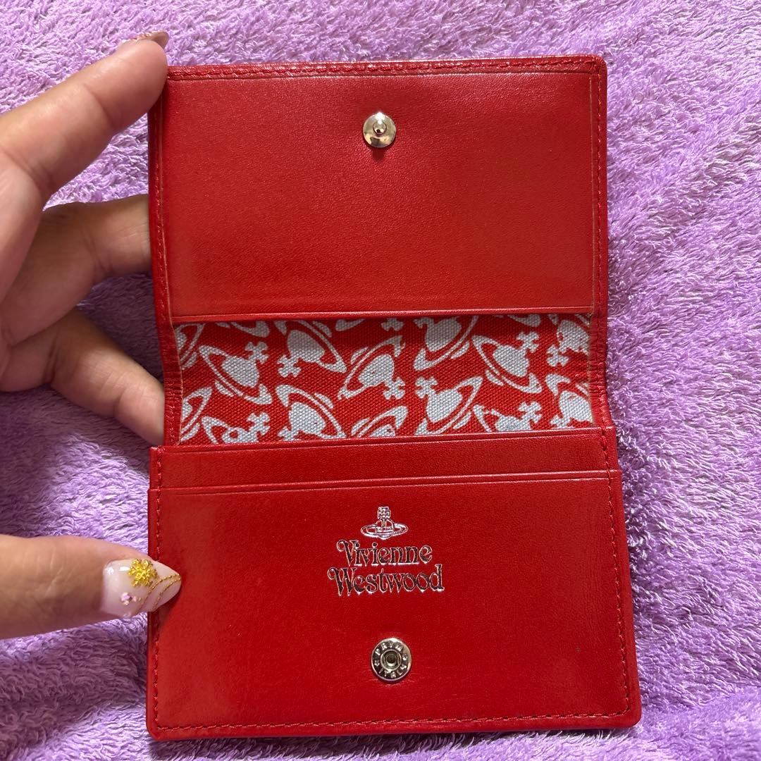 Vivienne Westwood 名刺ケース 赤