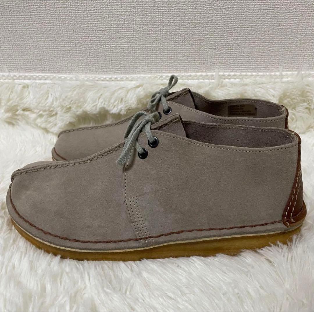 未使用級　クラークスオリジナルズ　デザートトレック　ベージュ　US 9 1/2