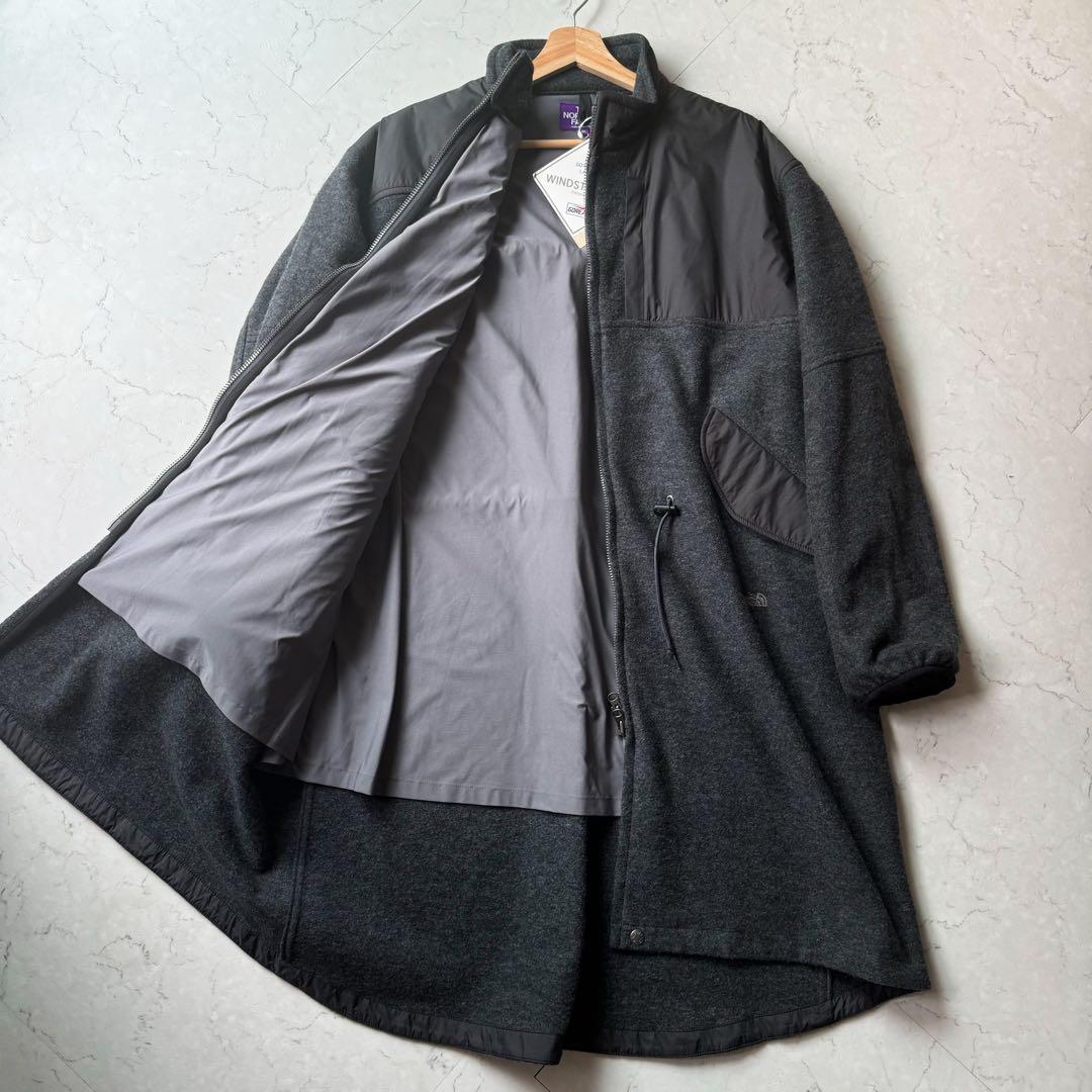 【新品】ノースフェイスパープルレーベル 23aw ウールウインドストッパーコート