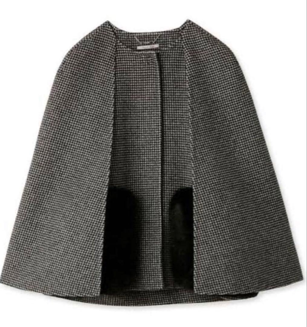 s*♪様 ファーポケットリバーケープジャケット