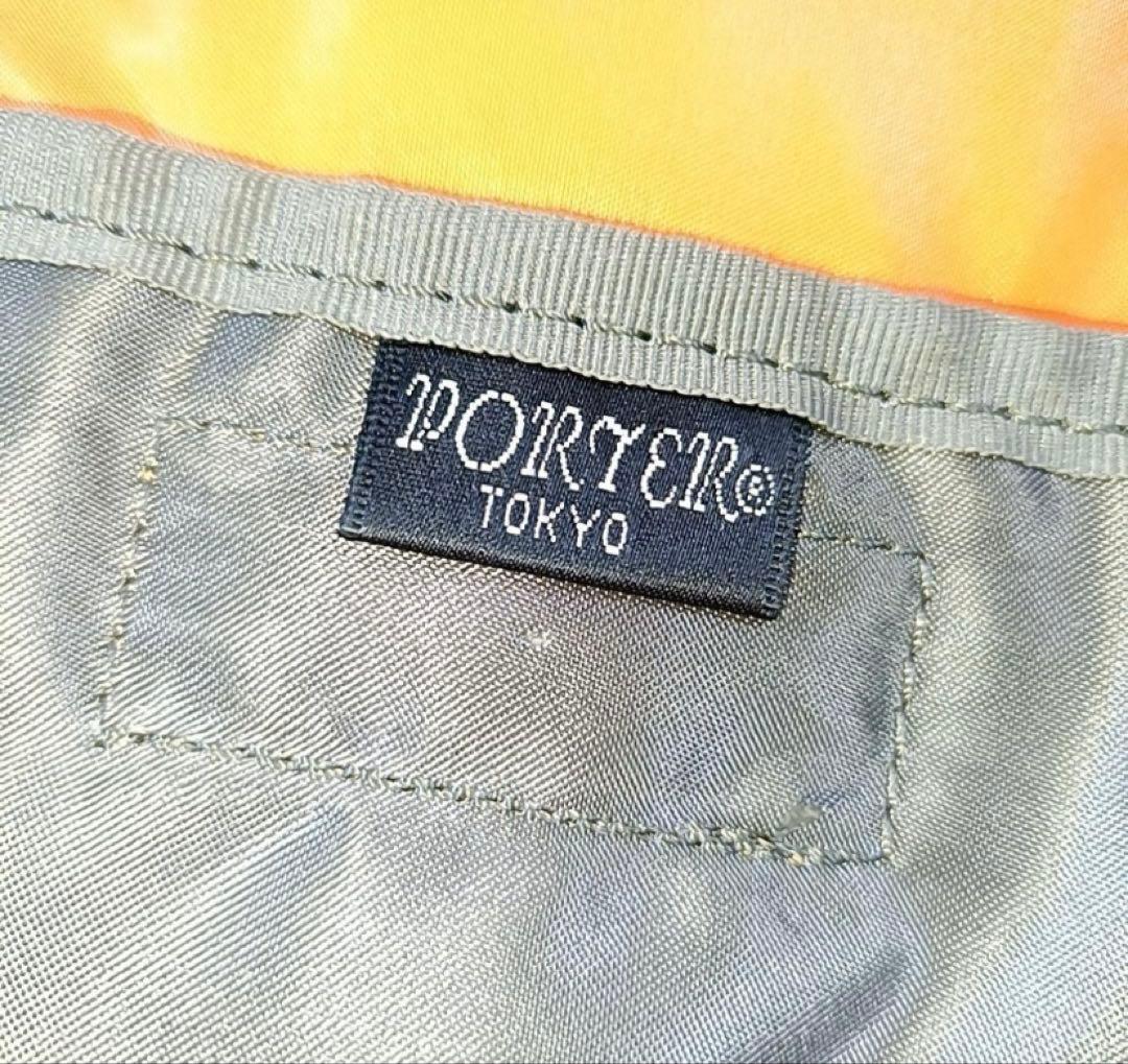 美品　シルバーporterタンカーリュック