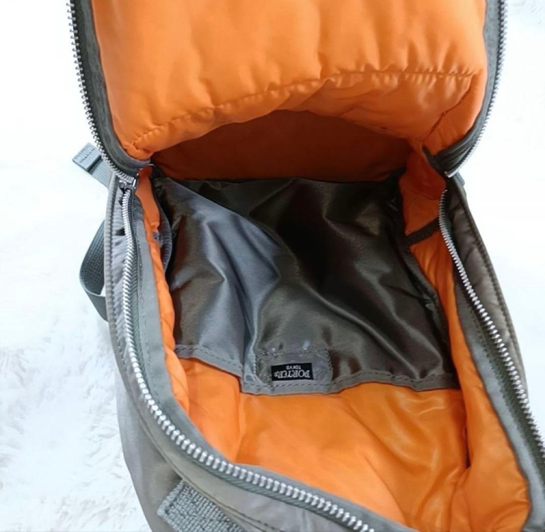 美品　シルバーporterタンカーリュック