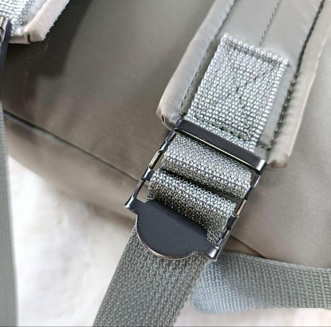 美品　シルバーporterタンカーリュック