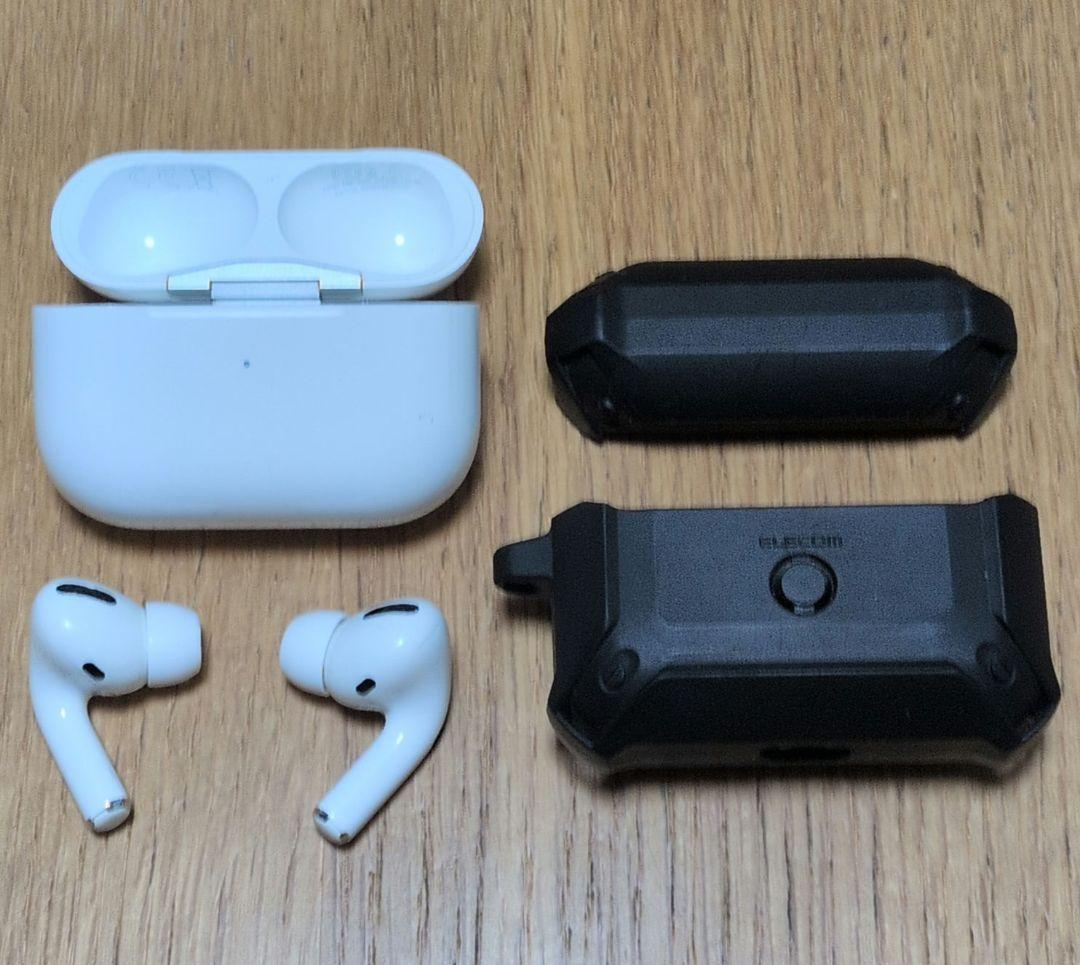 AirPods Pro 第1世代(A2190）充電ケース elecom製ケース付