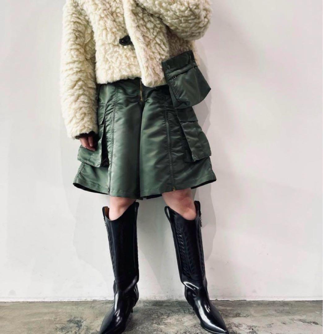 TOGA PULLAトーガ プルラ　ナイロンツイルショートパンツ