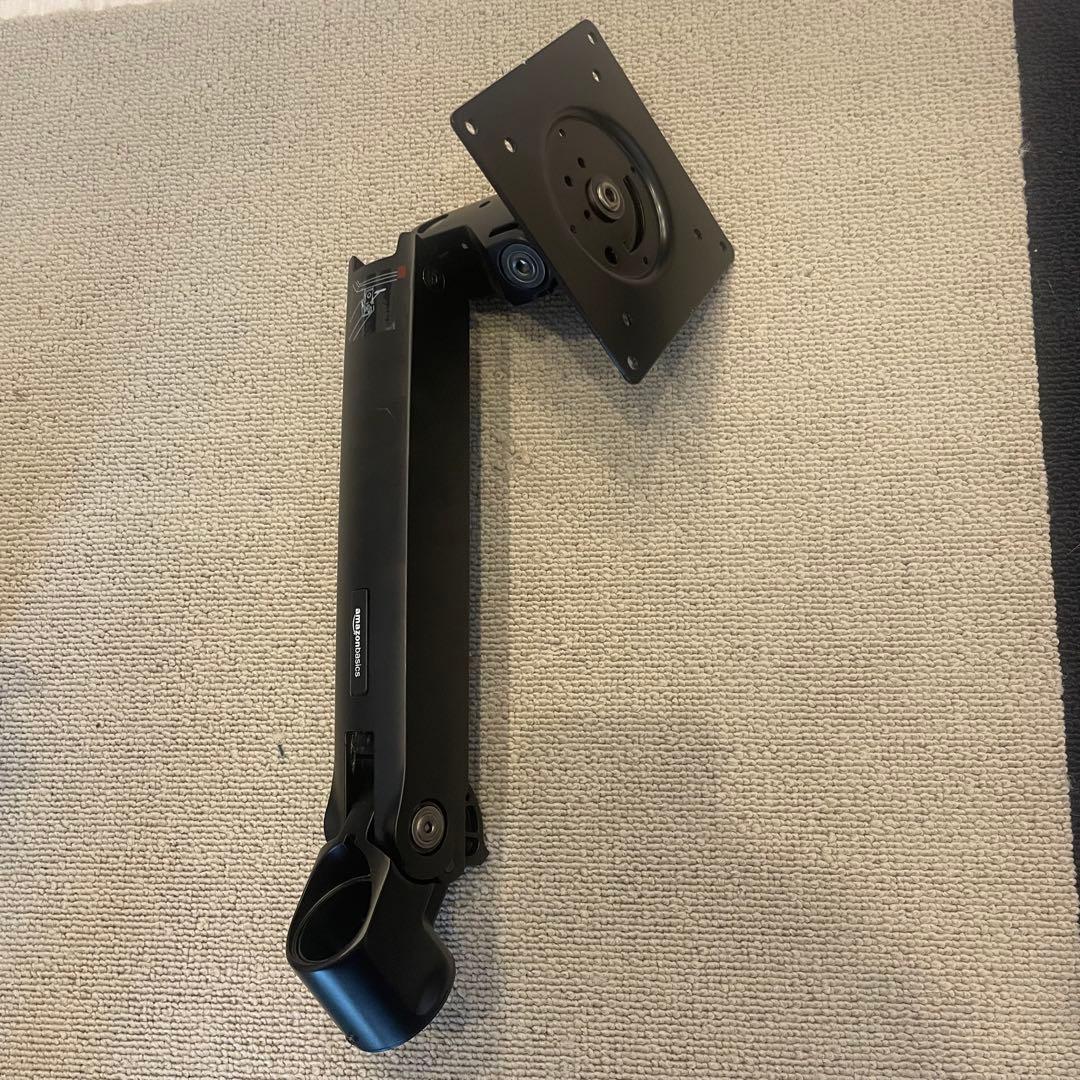 Amazon basics モニターアームシングルディスプレイ　ブラック