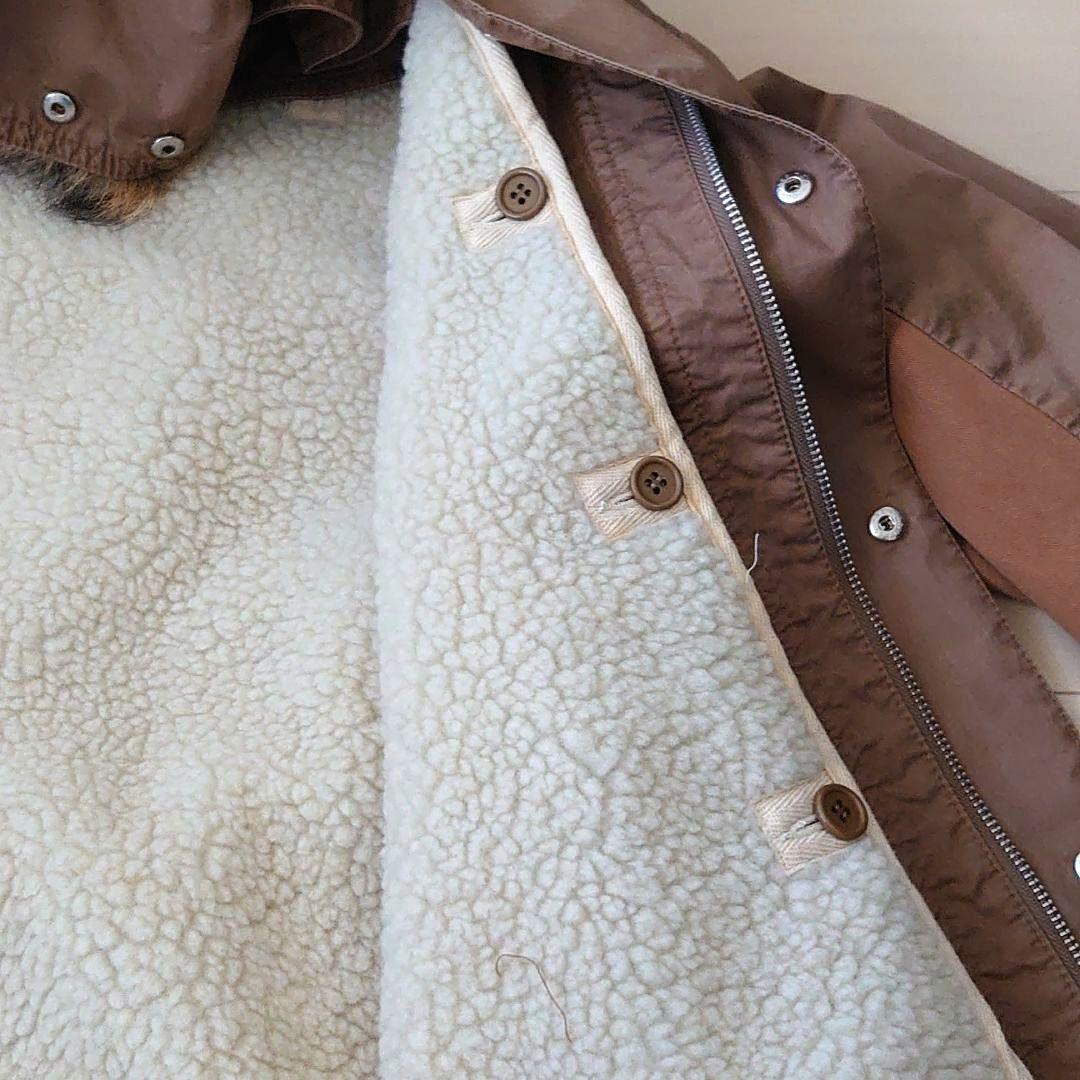 試着のみ futfur モッズコート　ブラウン