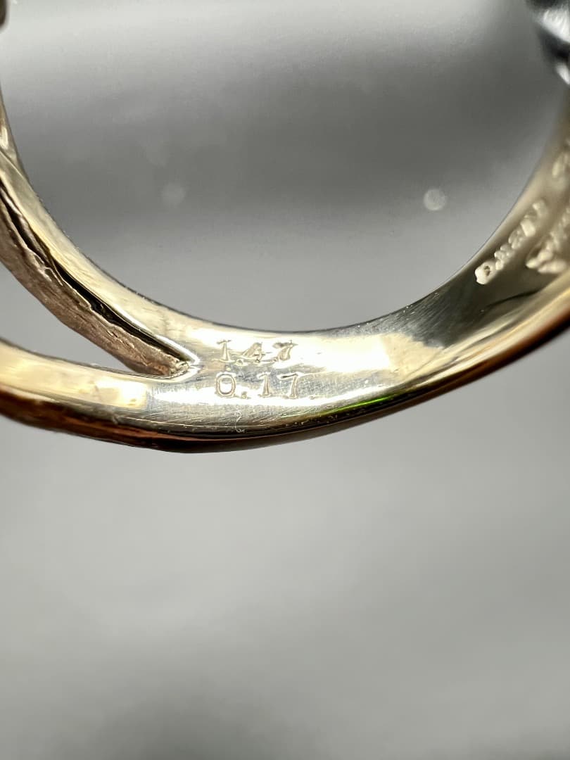 石原タイコ　K18ホワイトゴールド ダイオプサイド リング　福原佐智