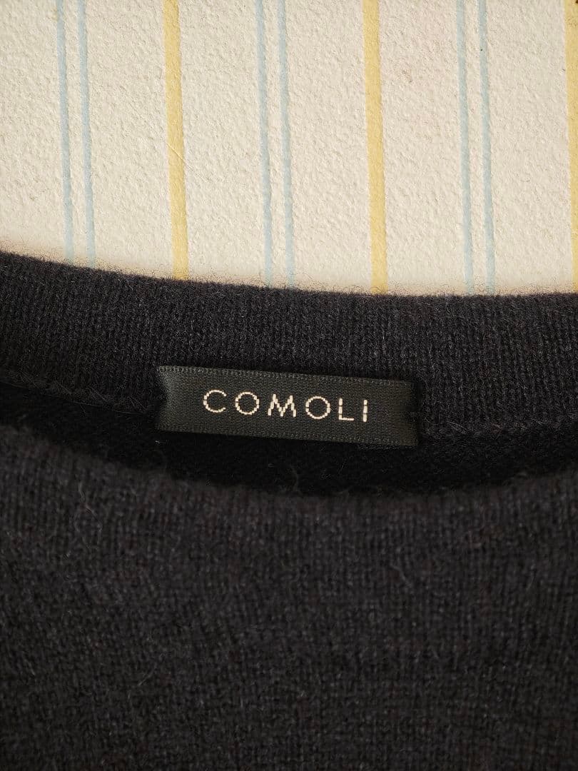 【タグ付き未使用】24AW コモリ カシミヤコモリニット ネイビー
