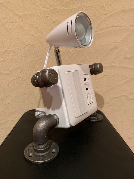 ガス管ライト ロボットライト USB充電器