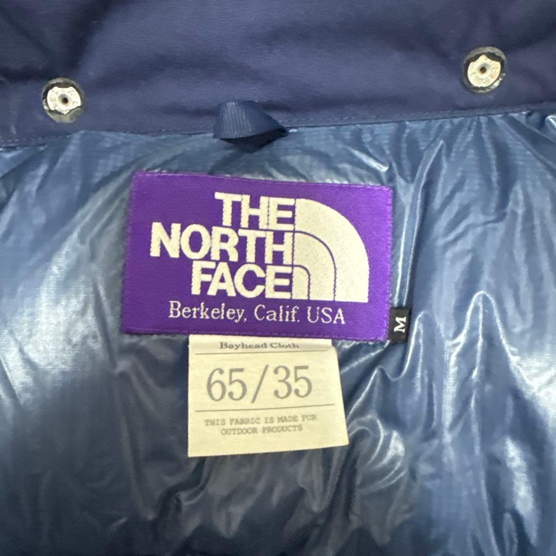 The North Face フード付きダウンベスト ネイビー