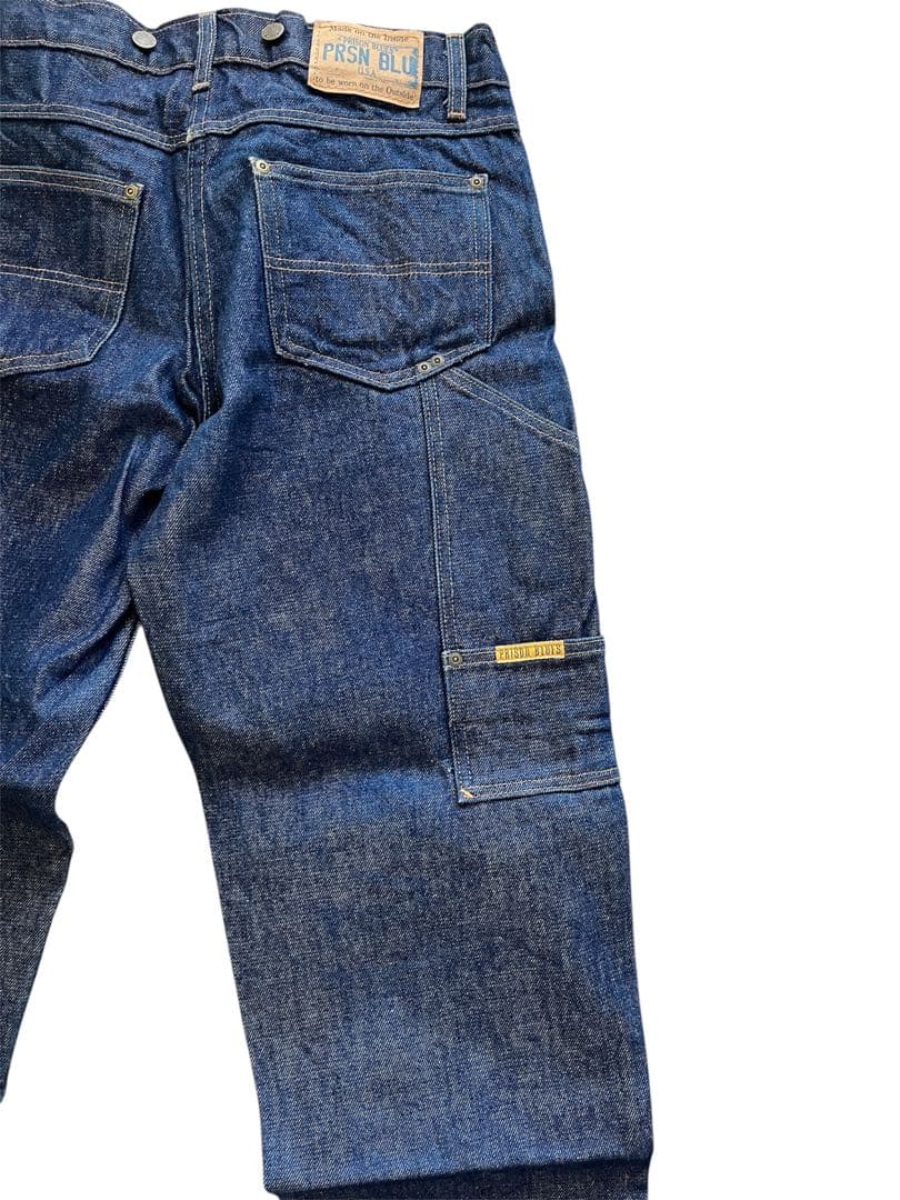 【PRISON BLUES】ダブルニーデニムパンツ プリズンブルース USA製