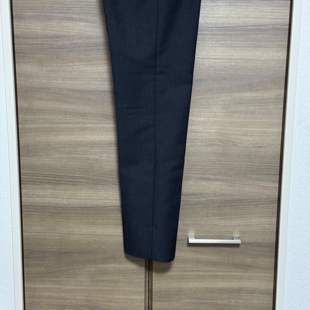 SAINT LAURENT スラックス ダークグレー ストライプ パンツ