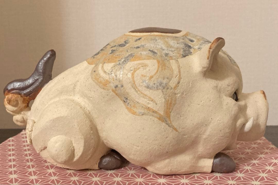 陶都窯　吉田一也さんの干支シリーズ　亥