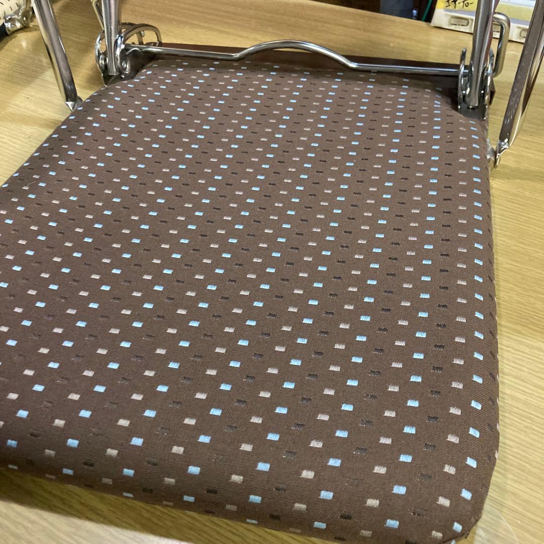 未使用　宮武製作所 座椅子　2個セット　幅約54cm×奥行約51~78cm日本製