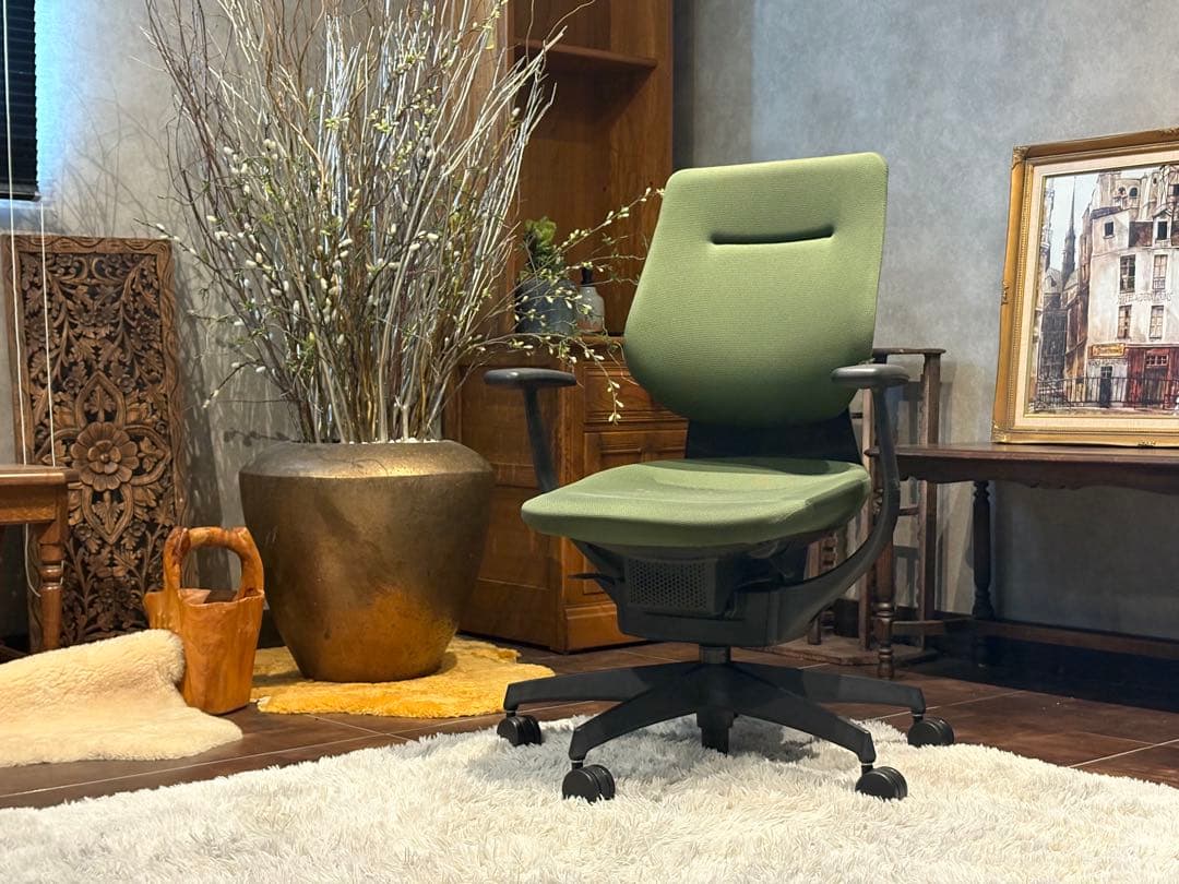 ⑦KOKUYO コクヨ　デスクチェア　オフィスチェア　イングチェア　H