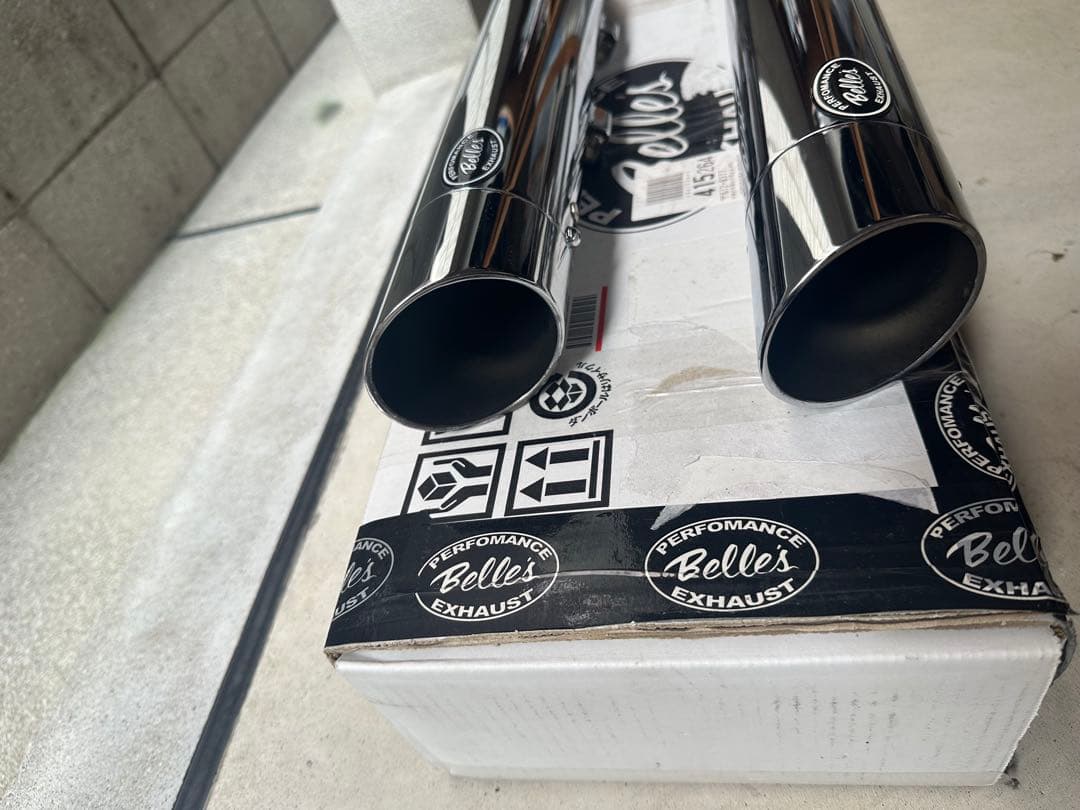 Belle's エキゾーストパイプ スラッシュカット　スポーツスター　1200
