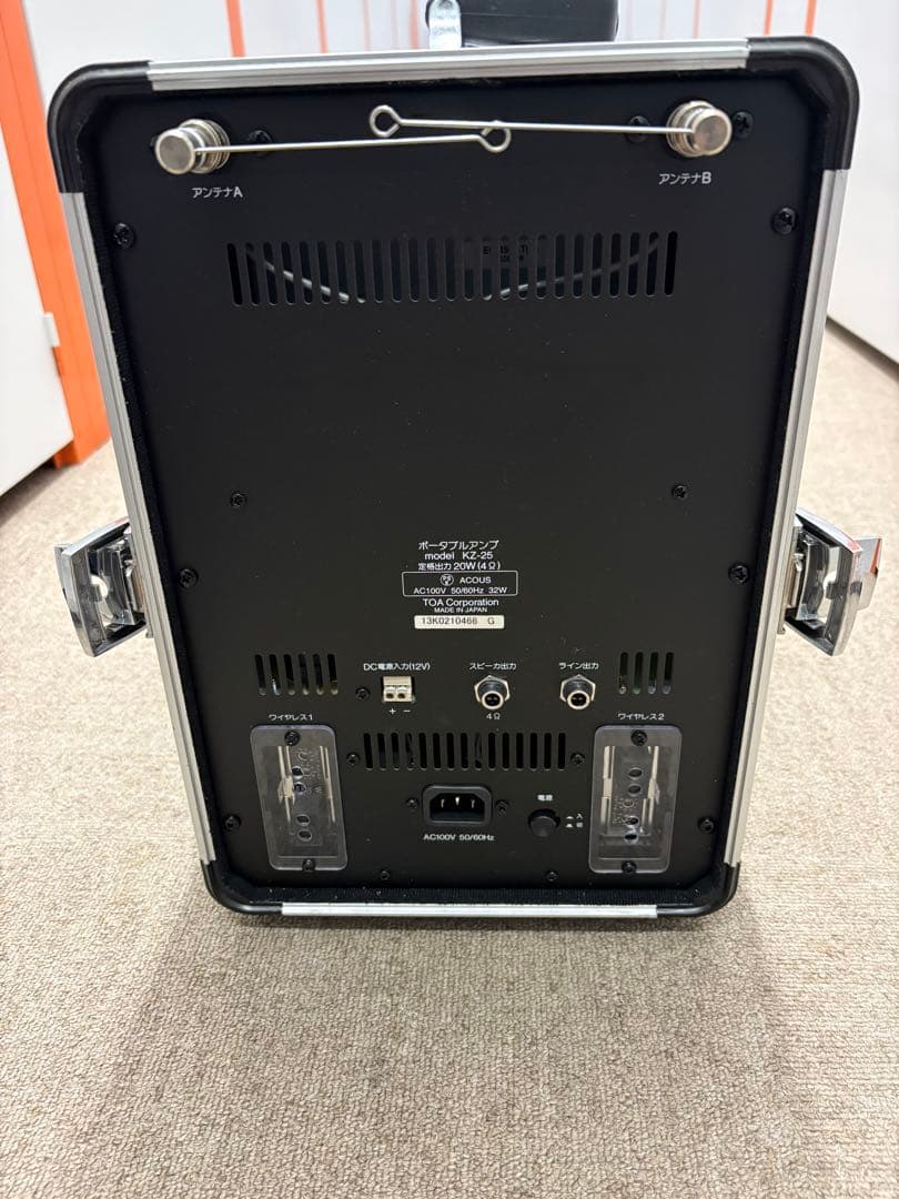 【極美品】TOA KZ-25 PAアンプ ポータブルアンプ　カラオケ 廃盤品希少