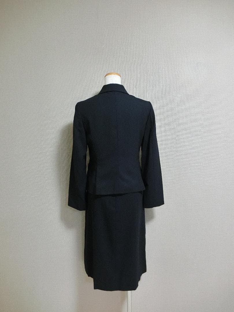 美品　ニューヨーカー　フォーマル　ワンピース　セットアップスーツ　ネイビー　９