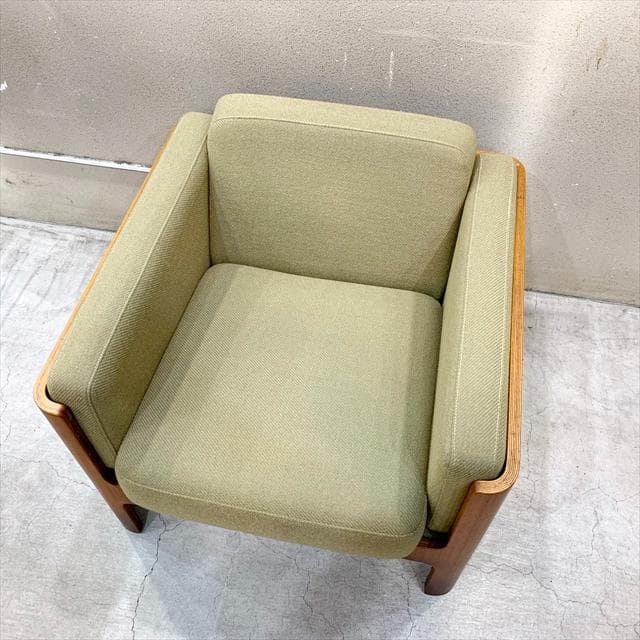 天童木工のHacoヴィンテージチークイージーチェア②