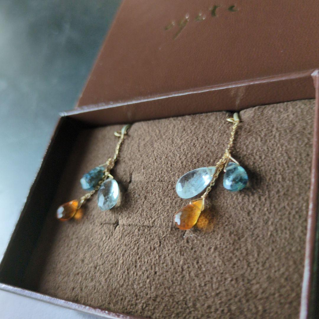 アガット　agete K10 ピアスチャーム