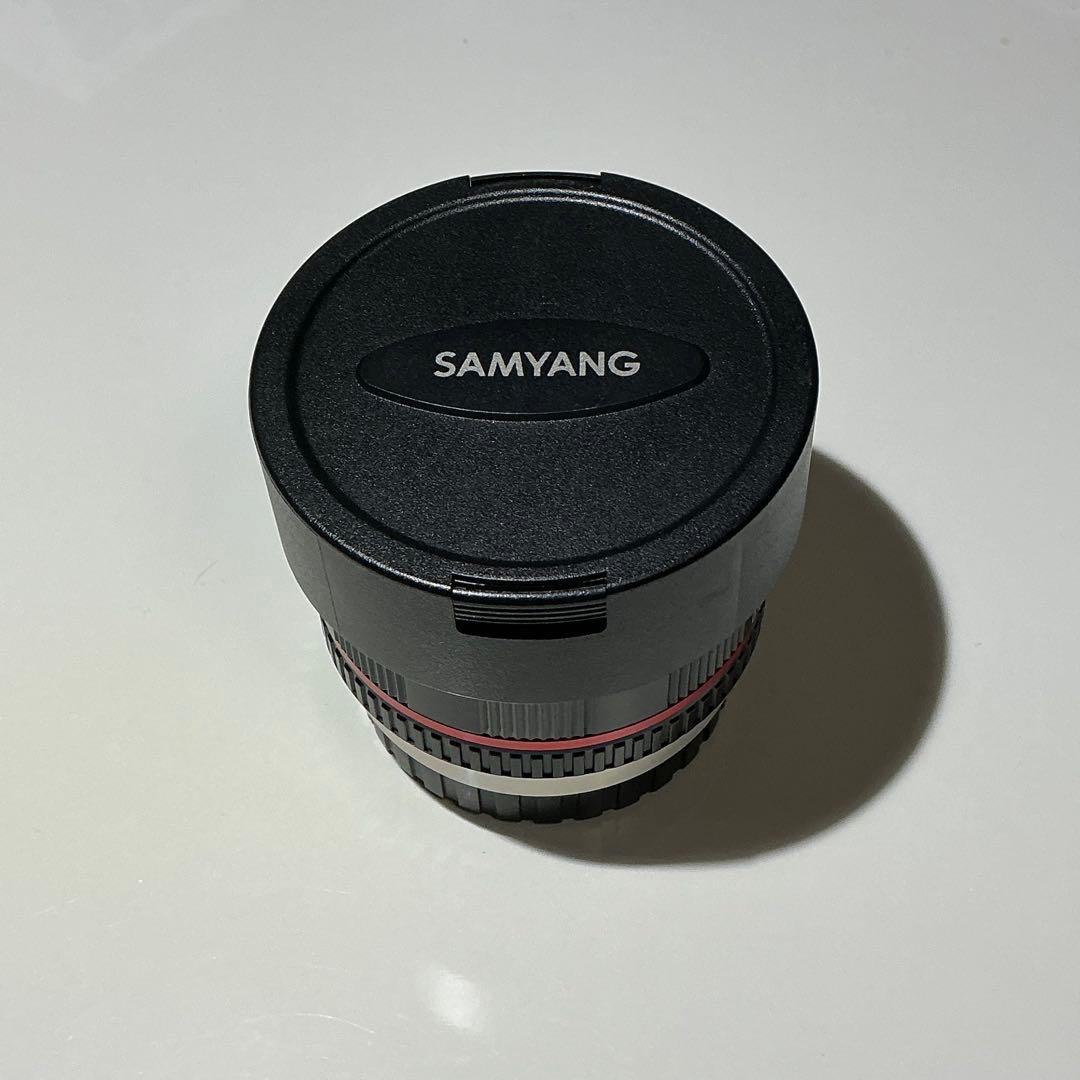 【中古】SAMYANG 8mm F3.5 Fish-eye MFTレンズ