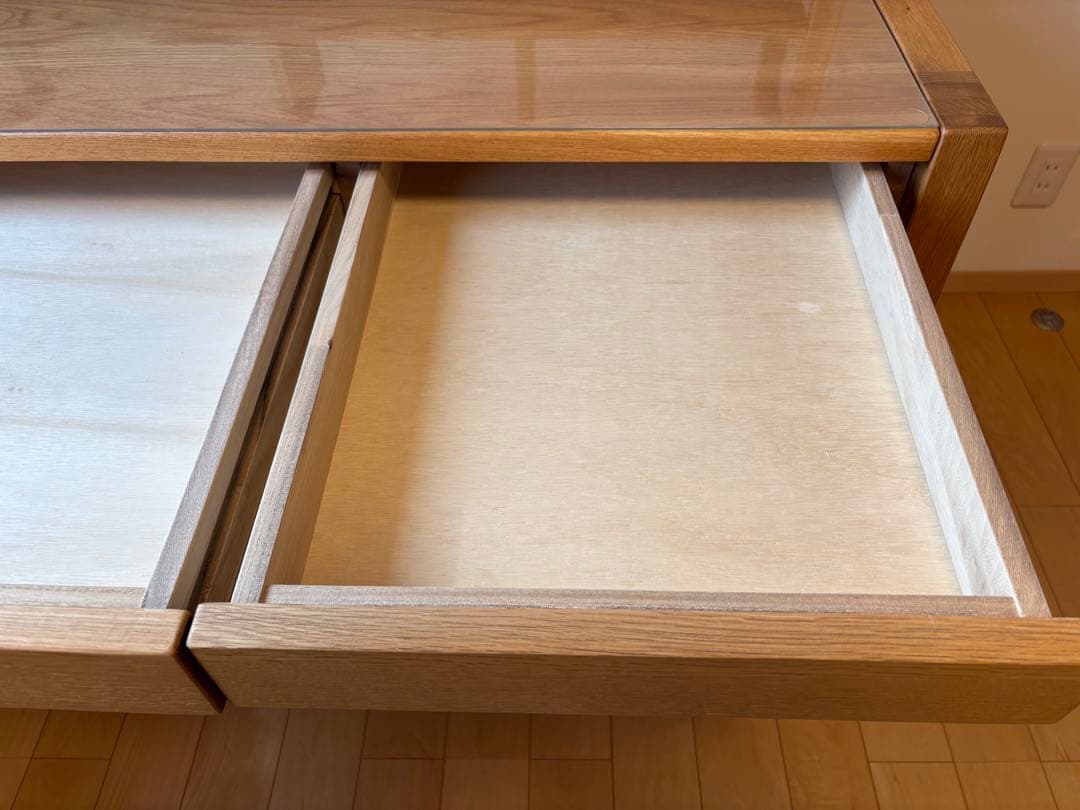 新品アクタス学習机 送料無料 フォピッシュ4点セット オーク無垢デスク11万相当