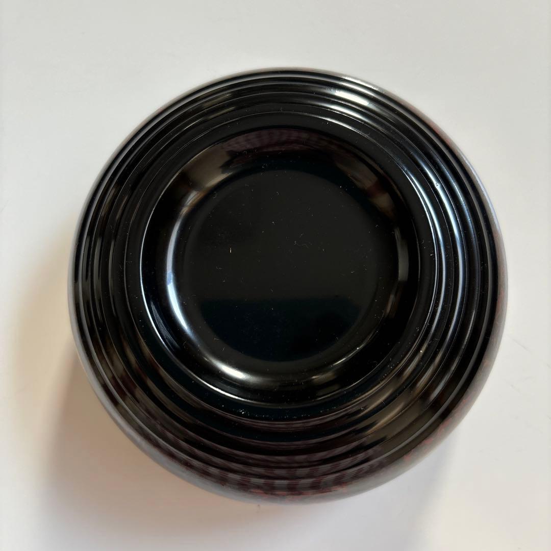 蔵出し！✴︎希少・唐塗り・津軽塗 どんぶり・未使用5個セット　✴︎