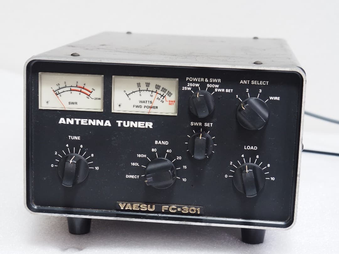 八重洲無線 YAESU FC-301 アンテナチューナー　25W〜500W