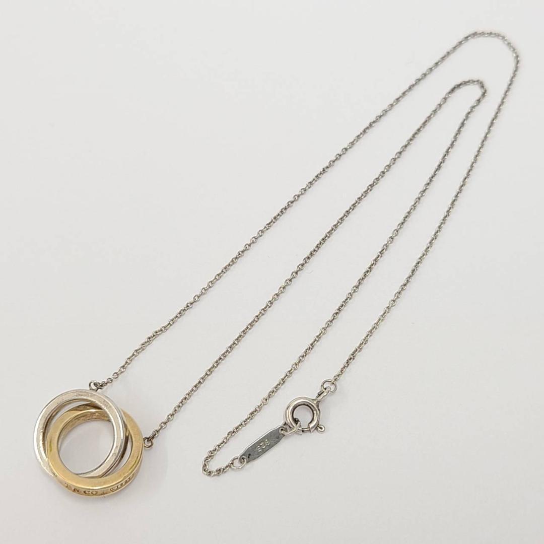 ティファニー 1837 インターロッキング サークル ネックレス 925 K18