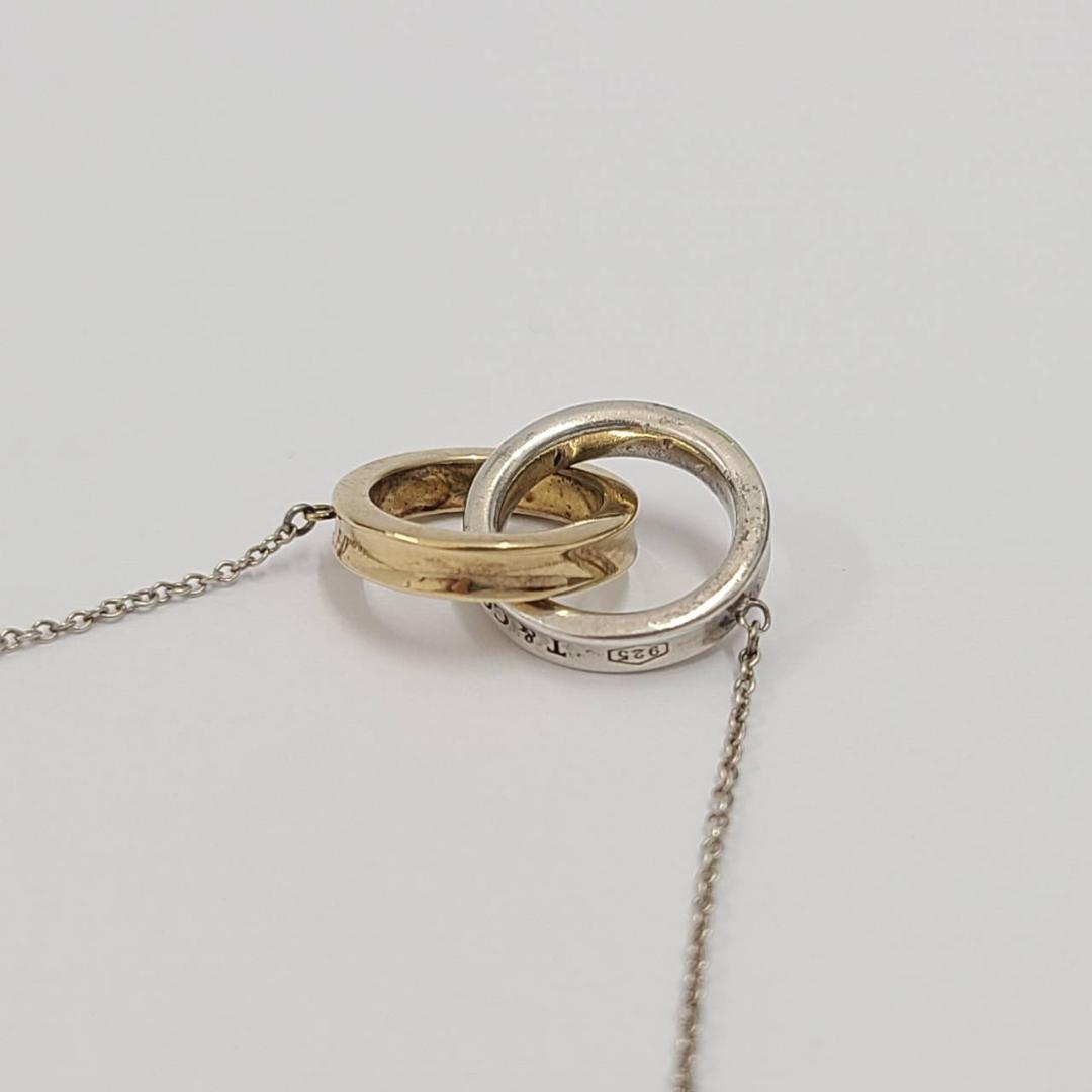 ティファニー 1837 インターロッキング サークル ネックレス 925 K18