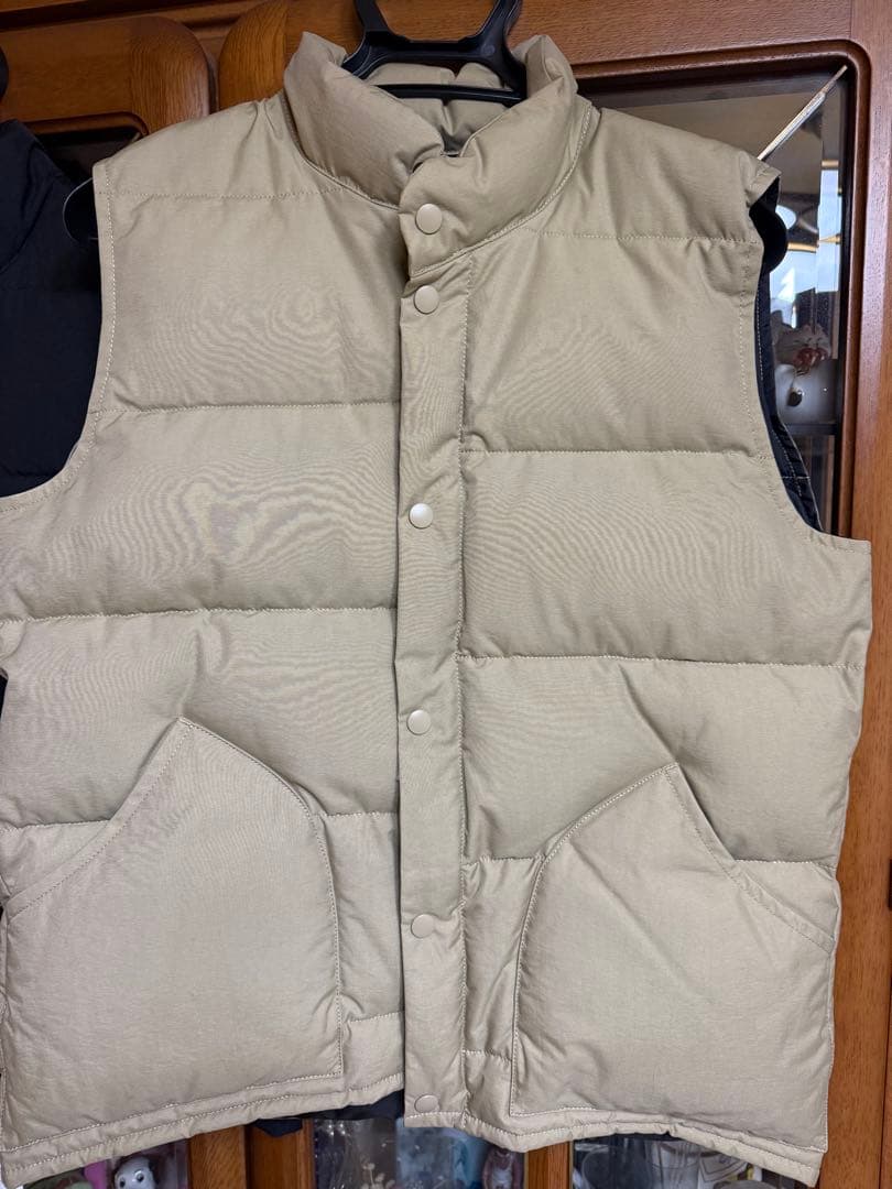 ZANTER ダウンベスト ベージュ 日本製