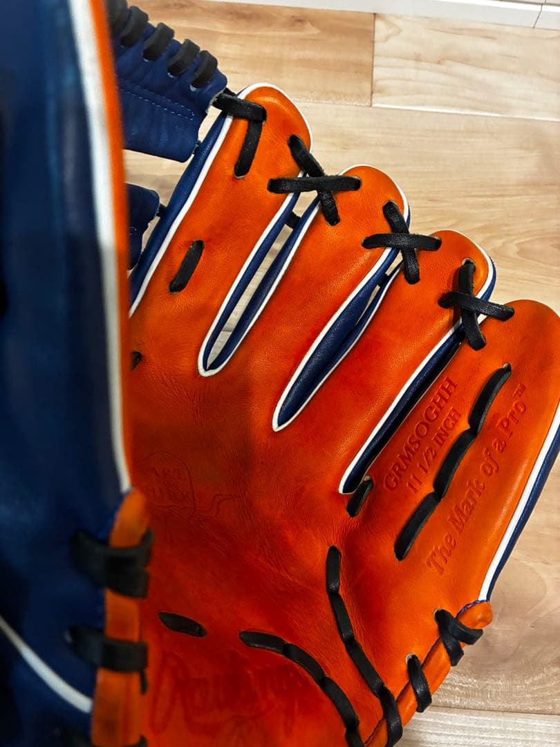 Rawlings 軟式オーダーグローブ 内野手用　型付け済み　未使用品