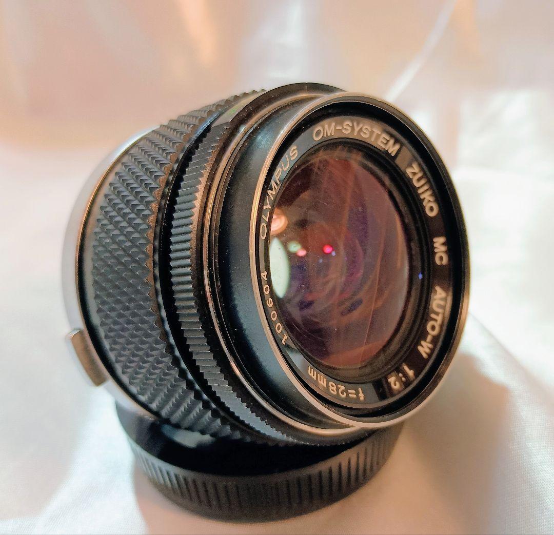 美品！ Olympus OM-System Zuiko 28mm f/2 レンズ