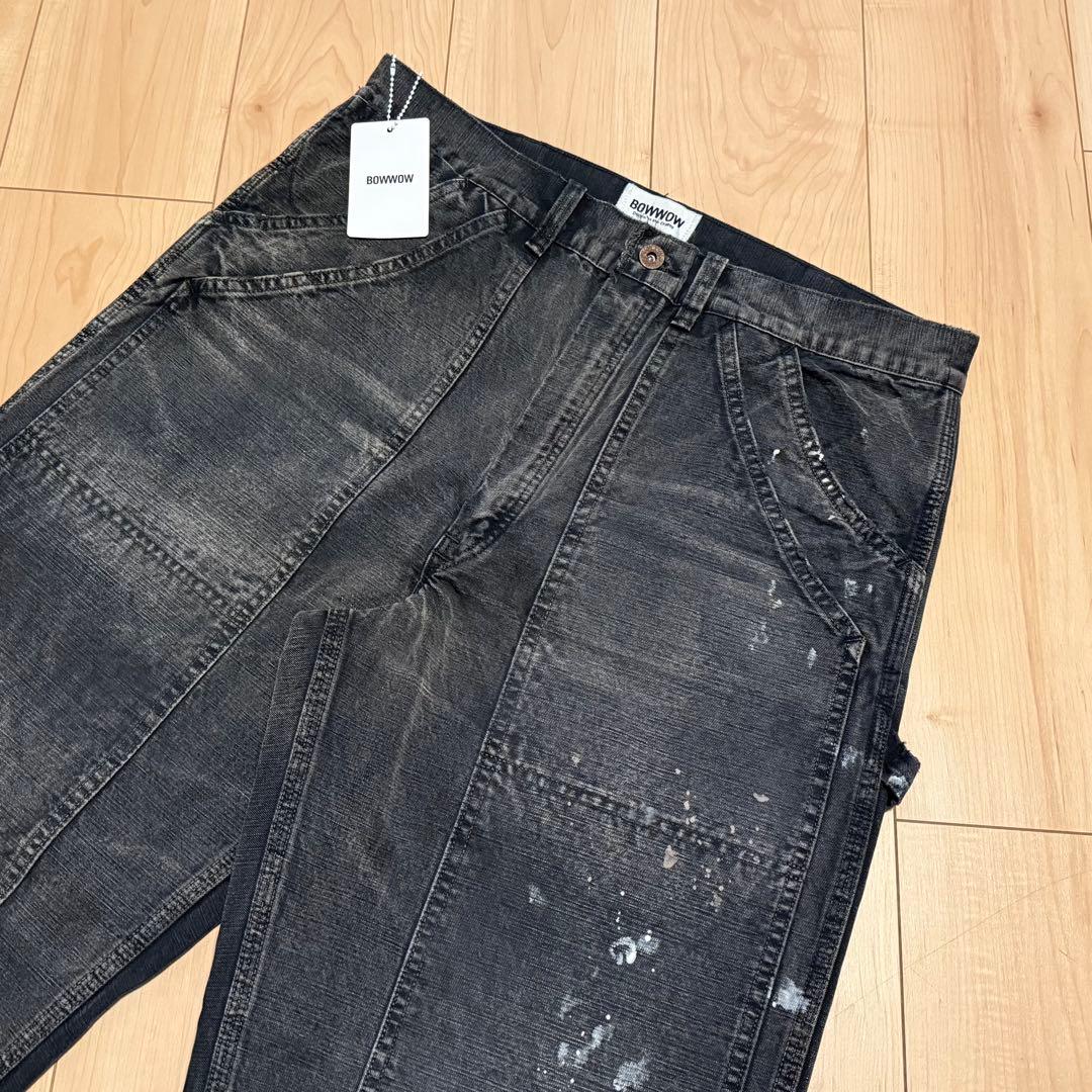 パンツ BOW WOW DUCK PAINTER PANTS AGED XL BLACK