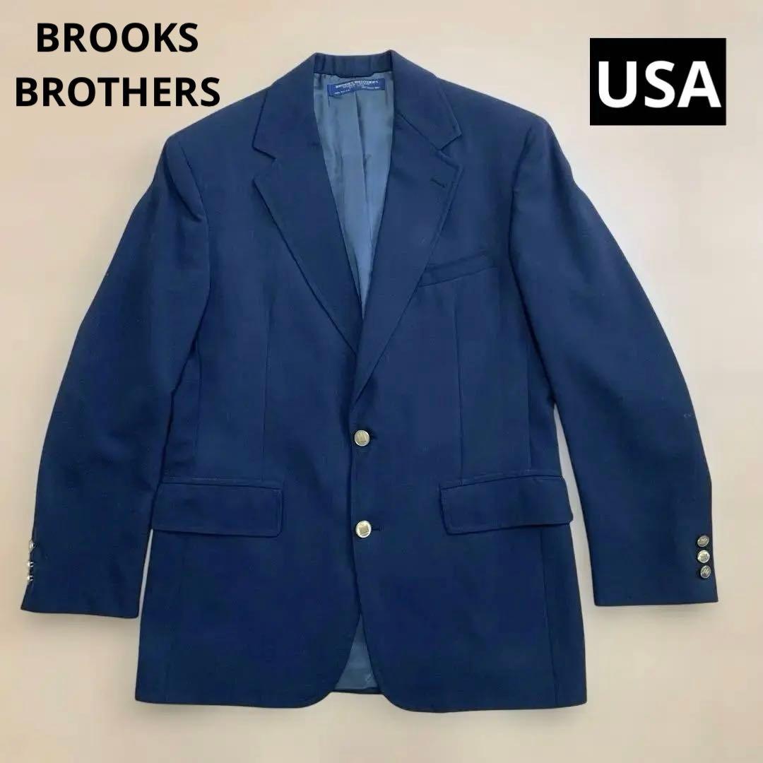 ブルックスブラザーズ　USA 濃紺　金ボタンテーラード　ジャケット