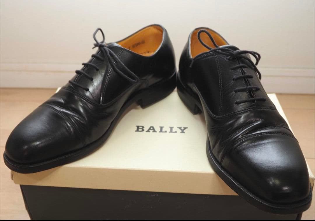 【美品】ヴィンテージ BALLY 内羽根 高級ストレートチップ