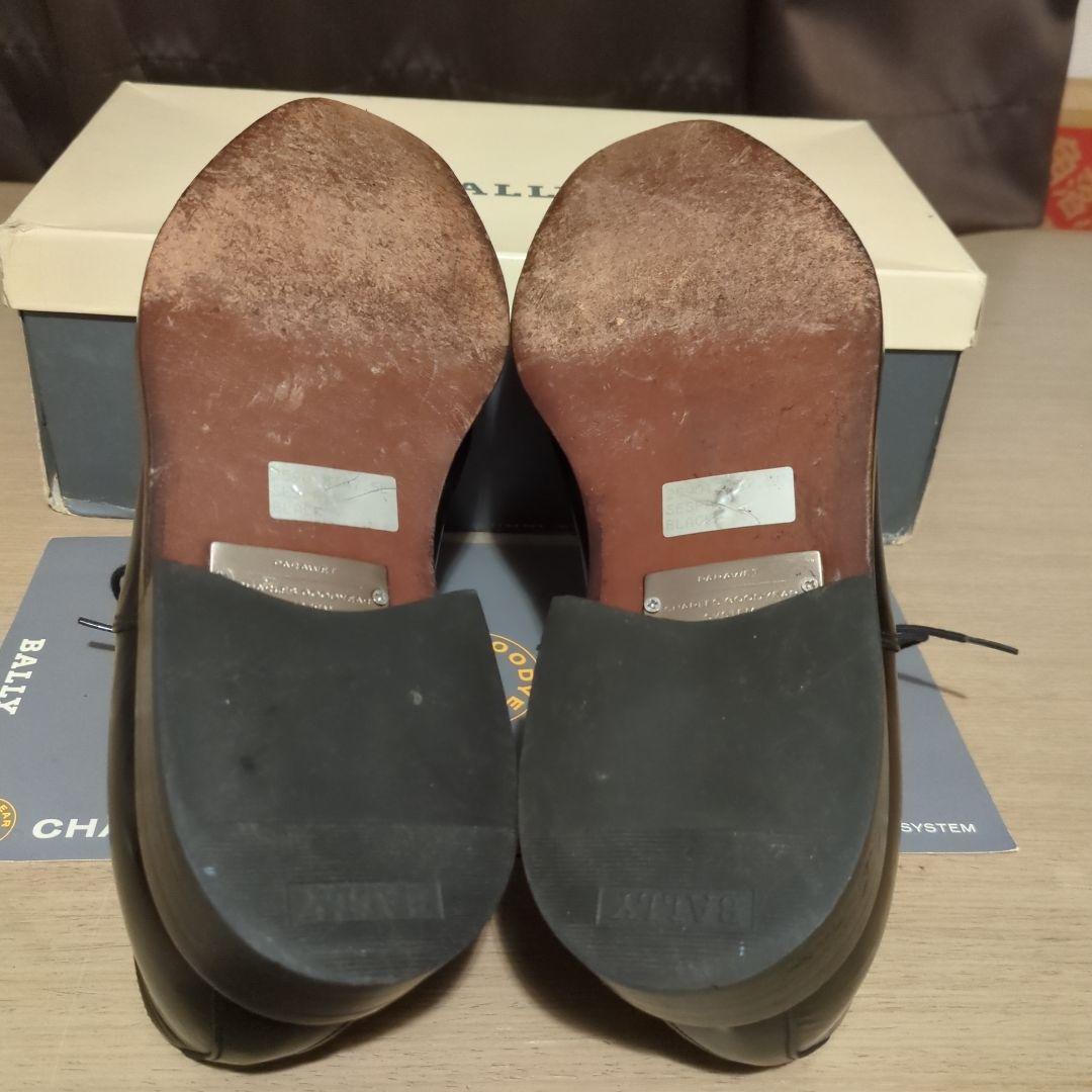 【美品】ヴィンテージ BALLY 内羽根 高級ストレートチップ