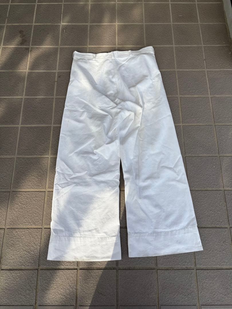 古着 40's usnavy 巻きパンツ セーラーパンツ　 アメリカ軍