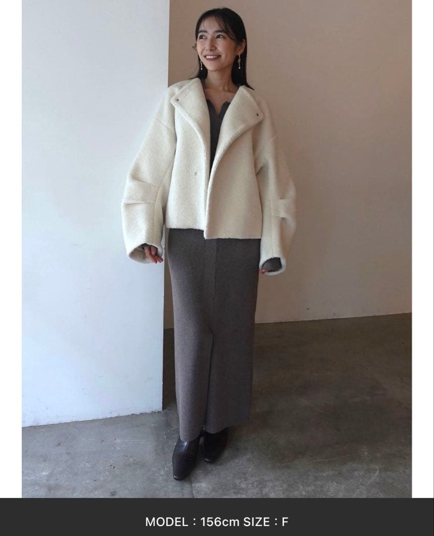 ボアブルゾン　Lagunamoon