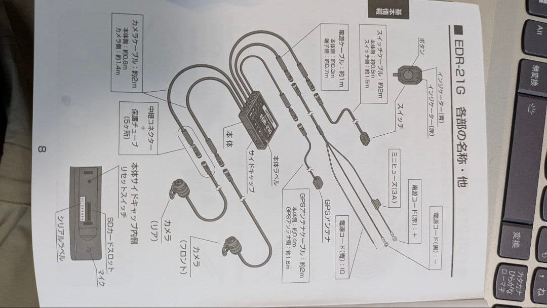MITSUBA EDR-21G ドライブレコーダー