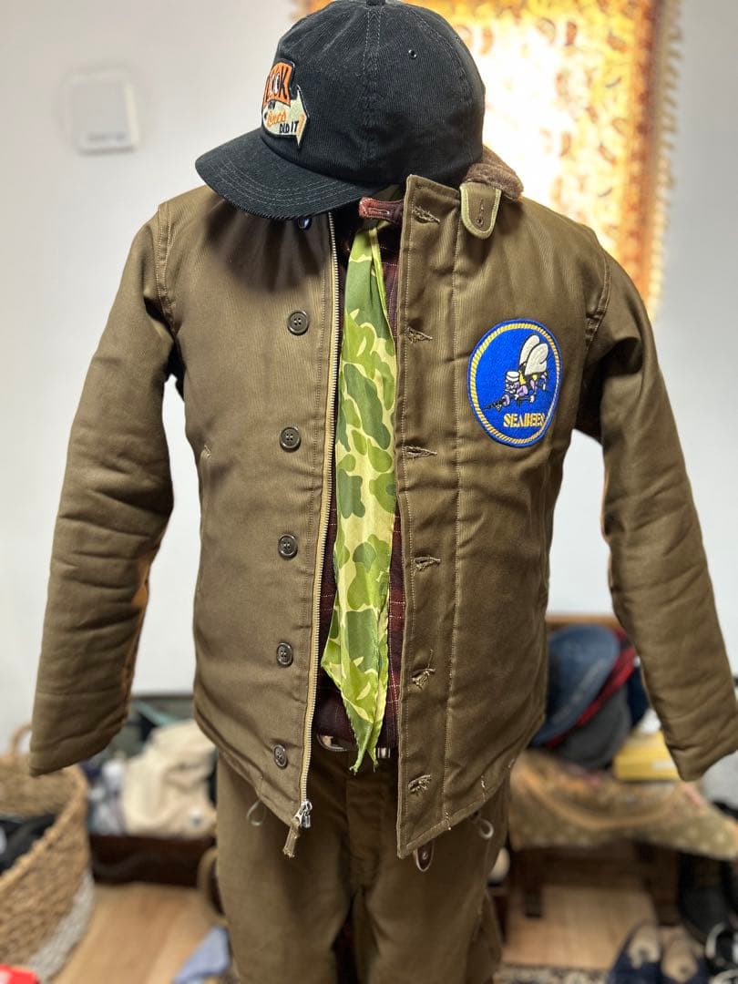 ア*ン様 タグ付　極美品FREEWHEELERS デッキジャケット　フルカスタム