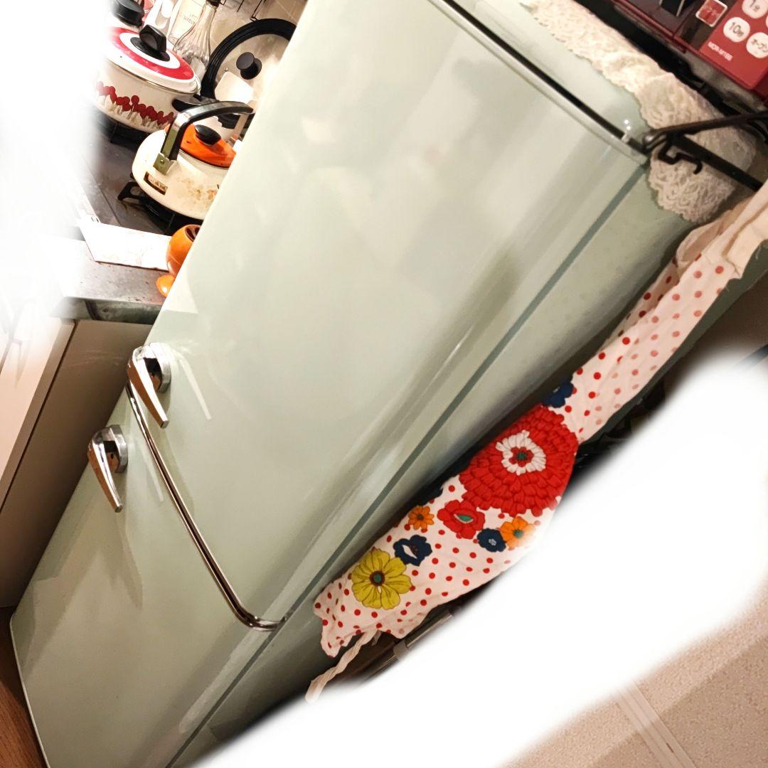 アイリスオーヤマ　レトロ冷凍冷蔵庫 130L　2024年式