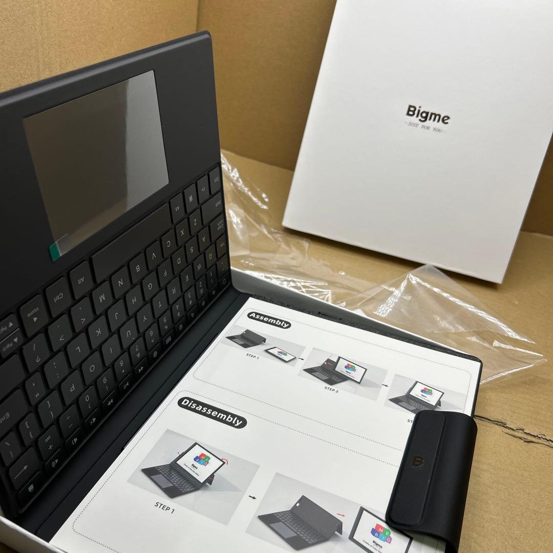 Bigme B1051 タブレット用のキーボード付きケース　ブラック